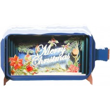 Message In A Bottle Merry Christmas Pop Up Christmas Greeting Card