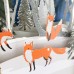 Festive Winter Woodland Foxes 3D Pop Up Christmas Greeting Card