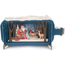 Message in A Bottle Magical Santa Pop Up Christmas Greeting Card