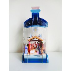 Message in a Bottle Nativity 3D Christmas Keepsake Art Bottle with Mini Card