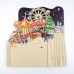 Xmas Fair & Christmas Market 3D Pop Up Christmas Greeting Card