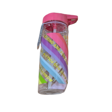 Be kind and follow the rainbow Flip and Flow Bottle (600ml)