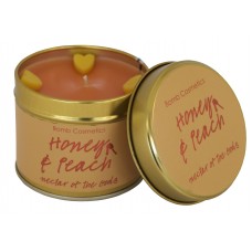 Honey & Peach Tinned Candle