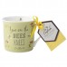 Bee Happy You Are The Bees Knees Mug Green