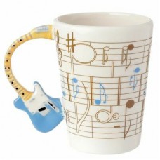 Sheet Music Guitar Handle Mug