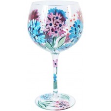 Hand Painted Hydrangea Premium Gin Glass Suitable for Any Occasion - Lynsey Johnstone