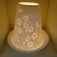 Nordic Light Cone Candle Shade - Chrysanthemum