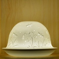 Nordic Light CANDLE SHADE - STENCIL FLOWER