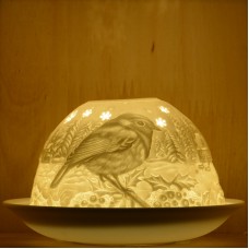 Nordic Light - Candle Shade - Stencil Robin