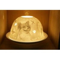 Nordic Light - PAPILLON DOG CANDLE SHADE