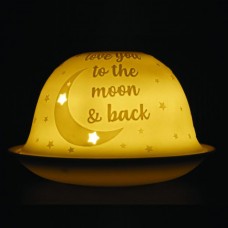 Nordic Light CANDLE SHADE - LOVE YOU TO THE MOON AND BACK