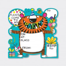 Tiger Party Invitations