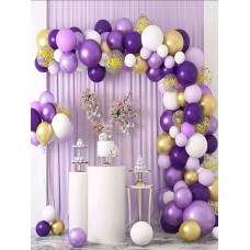 Purple Balloon Garland DIY Kit 129pcs 