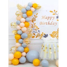 Orange Decorative Balloon Set 88pcs 