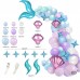 Mermaid Tail Balloon Garland Arch Mermaid Theme Birthday Party 