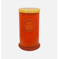 ORANGE POMANDER TALL PILLAR JAR CANDLE