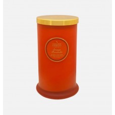 ORANGE POMANDER TALL PILLAR JAR CANDLE