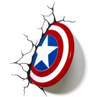 3D led Light Marvel Captain America Shield