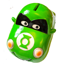 Money bank Green Lantern Car