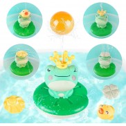 Baby Bath Toys 4 in 1 Frog Spray Water Sprinkler Shower