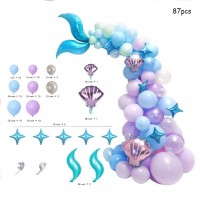 Mermaid Tail Balloon Garland Arch Mermaid Theme Birthday Party 