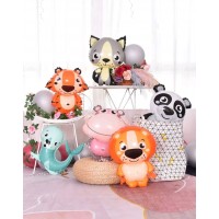 6pcs Animal shaped balloons