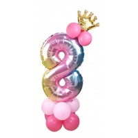 Age 8 decoration balloons 14pcs 