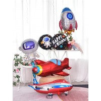 6pcs Astronaut Design Balloons