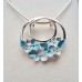 Equilibrium – Pastel Tones Aqua Floral Necklace