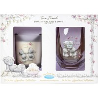 Me To You Bear Friends Glass and Candle Gift Set