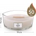 Woodwick Ellipse Scented Candle with Crackling Wick, Smoked Jasmine